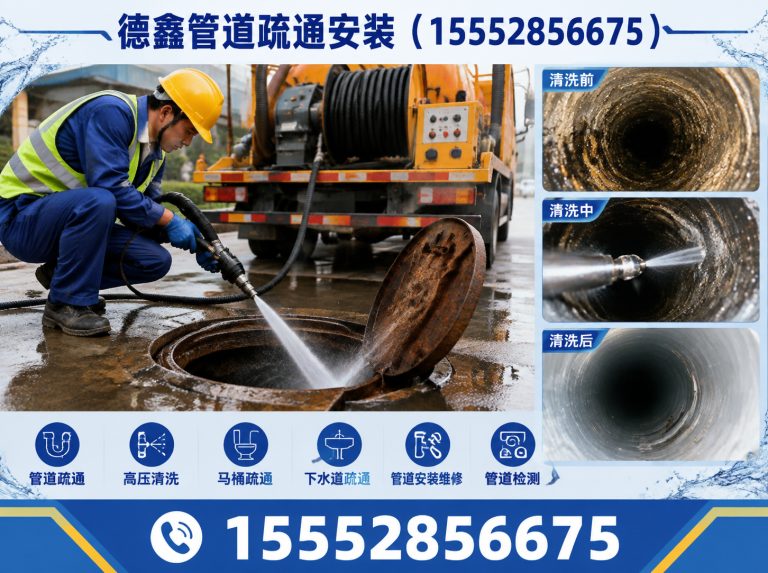 槐荫区济南管道疏通展示图